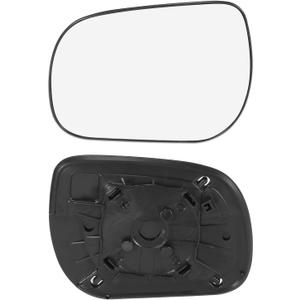 TOP-VIGOR 1-Pack Driver Side Heated Mirror Glass Compatible with 2006 2007 2008 2009 2010 2011 Toyota RAV4, Left Heated Mirror with Backing Plate, Replace 8796142790