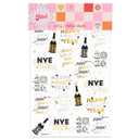 XO, Fetti New Year's Eve Party Supplies Tattoos - 40 Gold and Silver Foil Styles | NYE Party Favors, Disco Celebration Decorations, NYE 2026 Decor