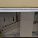 2 Pack Pull Out Cabinet Organizer 22" Deep,Full Extension 3 Slide Rails Slide Out Drawers With Raising Pad for Framed Cabinets,Expandable Width (12.3"-20.5"),No Drill Roll Out shelf,White