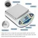 Bonvoisin Lab Scale 5000gx0.01g High Precision Electronic Analytical Balance 0.01g Accuracy Laboratory Precision Digital Scientific Scale (5000g)