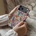 Goodon for iPhone 17 Pro Case, Cute Preppy Floral, MagSafe Compatible