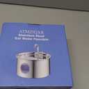 Stainless Steel Cat Water Fountain: Cat Fountain with 6 Filters + 3 Sponges - 88oz/2.6L Pet Water Fountain for Cats Inside - Silent Cats Water Bowl Dispenser - ATMZIQXR Kitty Drinking Fountains