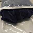 PrinceDeco Velvet Couch Covers for Sofa Soft 4 Pieces Couch Covers for 3 Cushion Couch Sofa Pet Friendly Furniture Protector with Non Slip Elastic Bottom Width Up to 90 Inch (Large, Navy)