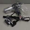 Conair Hair Dryer, 1875W Full-Size Hair Dryer with Ionic Conditioning, Blow Dryer, Tourmaline Ceramic Technology for Quick Drying, Black/Chrome