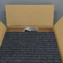 4-Pack Wooden Dog Ramp for Stairs, Anti-Slip Pet Steps for Small Dogs with Carpet Surface, Low-Angled Pet Ramps for Staircase, Steps and Stairs Assist for Injured & Aged Pets, Stairs Ramp for Dogs