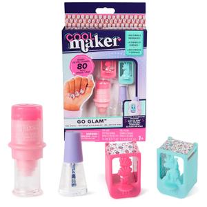 Cool Maker, GO Glam Nail Kit Refill, Unicorn & Mermaid Designs, Style 80 Nails (Packaging May Vary), Arts and Crafts Kids Toys for Ages 7 and up (GO GLAM Nail Stamper Refill)