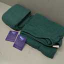 SWEET DOLPHIN Muslin Baby Bath Towels Blanket - 2 Pack 100% Cotton Towel for Babies, Infants, Toddlers - 40x40Inch - Highly Absorbent, Deep Emerald