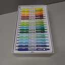 Joyask Gel Pens For Coloring, 90 Colors Retractable Colored Pens for Black Paper & White Paper, 0.7mm Fine Point Colorful Pens for Coloring, Writing, Drawing, Journaling, Note Taking, Office, Home