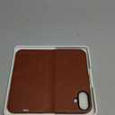 OCASE Compatible with iPhone 16 Wallet Case, PU Leather Flip Folio Case with Card Holders RFID Blocking Kickstand [Shockproof TPU Inner Shell] Phone Cover 6.1 Inch 2024, Brown