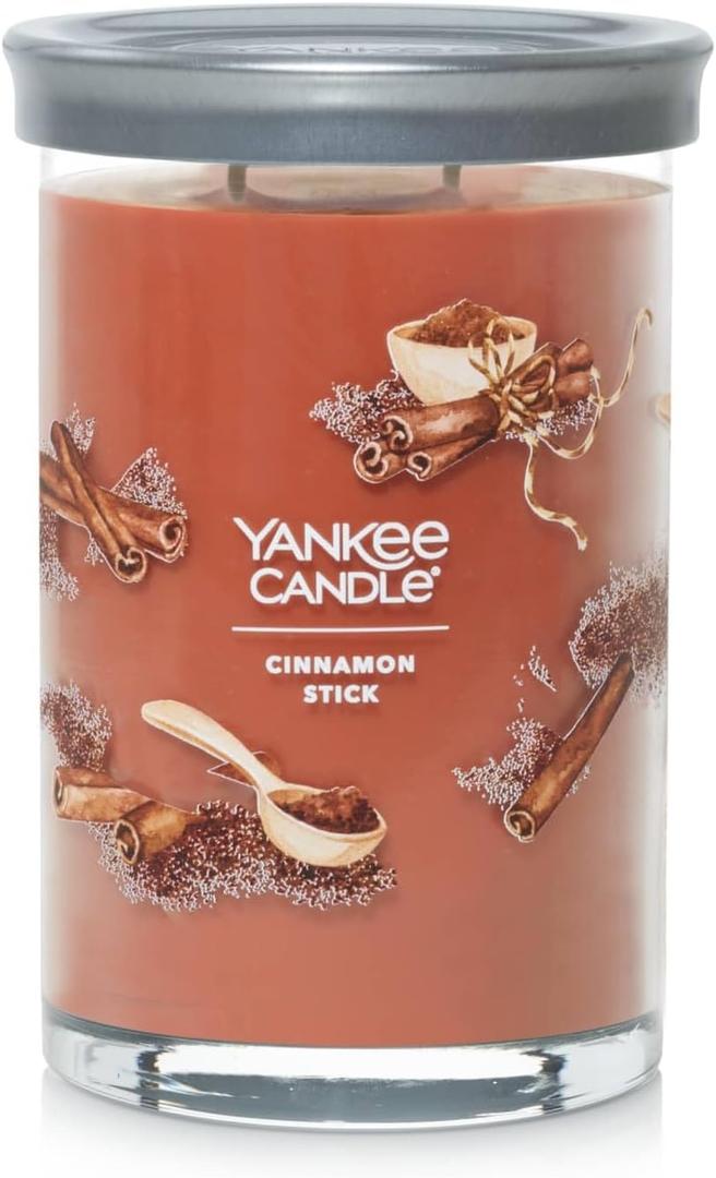 Yankee Candle Cinnamon Stick Scented Signature 20oz Large Tumbler 2Wick Candle Over 60 Hours of Burn Time