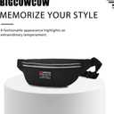 Fanny Packs for Women Men Fashion Waterproof Belt Bag, Cute Waist Pack for Travel Hiking Running