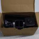 ZCCZ Matte Black Bathroom Accessory Sets, 4 Pieces Bathroom Accessories Complete Set Vanity Countertop Accessory Set, Includes Lotion Dispenser Soap Pump, Tumbler, Toothbrush Holder and Tray