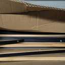 LOHASOK Bamboo Bread Box for Kitchen Countertop, Double Layer Large Bread Storage Container for Homemade Bread with Window & Lid, Bread Keeper Holder,Black