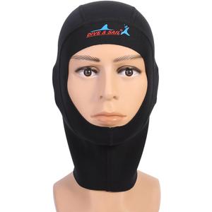 1/3Mm Bib Hood Diving Neoprene Scuba Snorkeling Wetsuit Hood Surf Divers Hat for Men Women (S(1Millimeter)) Scuba Hood Diving Hood