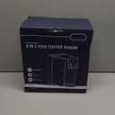 SHARDOR Single Serve Coffee Maker 2.0, Hot and Iced Coffee Machine for K Cup Pods & Ground Coffee, 6 to 14 oz Brew Sizes, 50 oz Removable Water Tank, Bold Brew Setting, Stainless Steel, Black