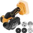 Cordless Cut Off Tool compatible with Dewalt 20V MAX Battery, AODERTI Rotorazer Saw Brushless and Compact, Tile Cutter 10,000RPM, 5 Saw 3 Blades for Metal, Wood, Tile and Plastic (Bare Tool Only)
