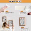 Double Sided Tape Heavy Duty White PE Foam Tape, 1 in X 16.5 Ft Mounting Tape Removable Strips Strong Weatherproof Adhesive Tape for Hanging Picture Poster, Carpets, Paint Wall No Damage, 2 Rolls