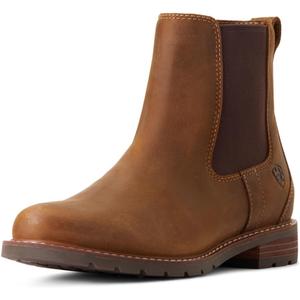 Ariat Women's Wexford Waterproof Boot (7.5 Wide, Weathered Brown)