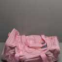 Pink Women's 40L Gym Duffel with Shoe Compartment - Carry On Weekender Overnight Bag - Personal Item Travel Workout Tote