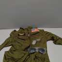 Morph Pilot Costume Women, Flight Suit Women, Military Costume Womens, Womens Army Halloween Costumes (Medium)