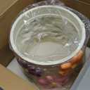 GUGUGO 8 Inch Daisy Planters, Decorative Large Plant Pots with Drainage Holes, Funny Unique Flower Pot for Indoor Plants, Colorful Gardening Pot for Boho Modern Home Dcor, White