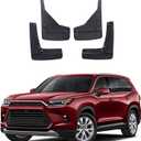 Mud Flaps Guards Compatible with Toyota Grand Highlander 2024 2025 2026,PP Wheel Fender Cover Mudguards Protector Car Exterior Accessories