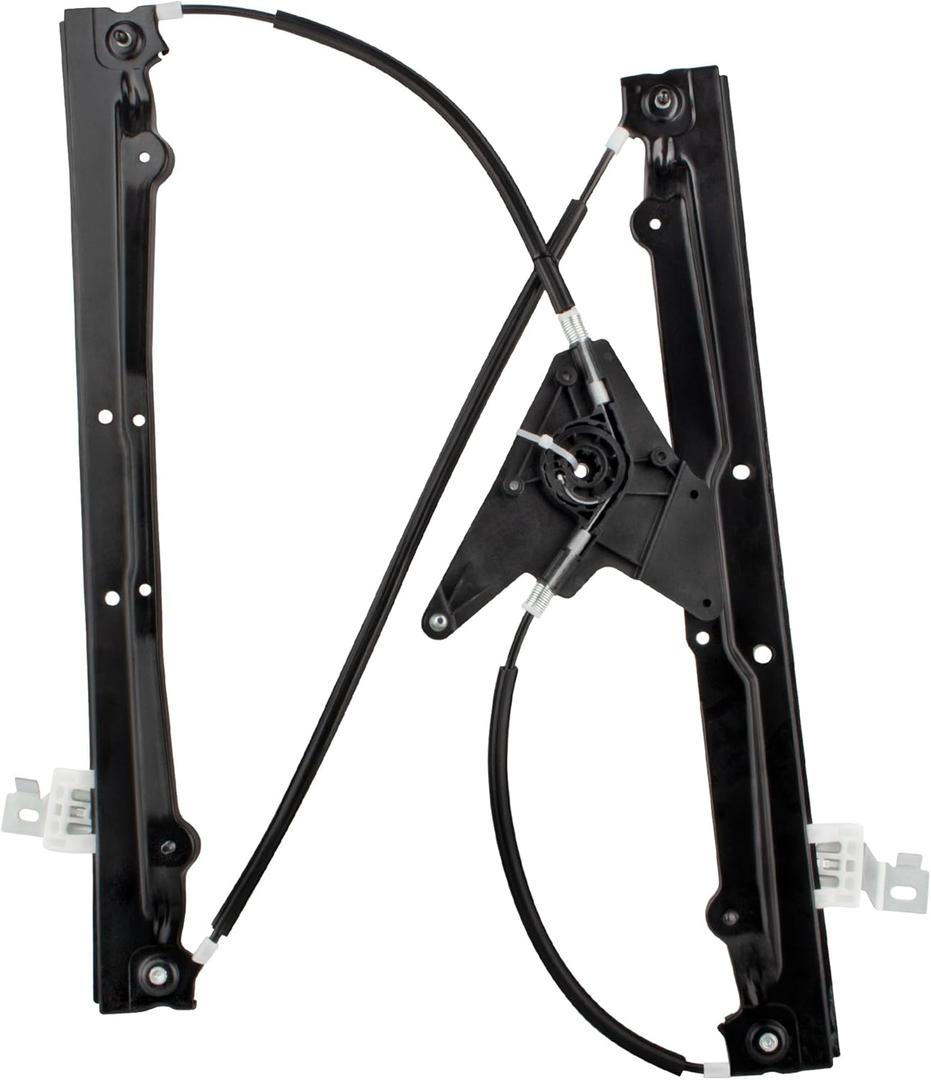 BOXI 740-813 Front Driver Side Power Window Regulator Without Motor Fit for Ford Explorer 2002-2008 / for Mercury Mountaineer 2002-2008 / Black / 6L2Z7823209B 7L2Z7823209BA