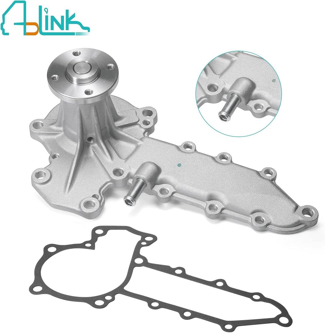 AULINK Water Pump 1G730-73030 1G730-73032 1G730-73035 OE Replacement For Kubota Engine Excavator KX161-3S KX04-4 Engine V2003 V2203 V2203-M V2403 V2403-M V2403-M-DI-T V2403-4 V2003-M-T R420S Bobcat