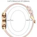 GOLDEN HOUR Waterproof Women's Digital Sports Watches with Silicone Strap, Alarm Calendar Stopwatch Chronograph 32mm Rose Gold Case