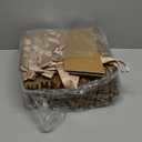 Cedilis 50 Pack Kraft Gift Basket with Handles, 9.8'' x 6.5'' x 4.3'' Empty Paper Basket for Party Gifts, Anniversary, Wedding, Easter, Crafts, Brown