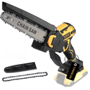 Chainsaw for Dewalt 20V MAX Battery(Battery Not Included)
8-Inch Brushless Cordless Pruning Chainsaw, 24.6FT/S Fast Powerful Cutting, 4000RPM Electric for Wood Cutting