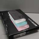 Wireless Keyboard and Mouse Combo - Full-Sized Ergonomic Keyboard with Wrist Rest, Phone Holder, Sleep Mode, Silent 2.4GHz Cordless Keyboard Mouse Combo for Computer, Laptop, PC, Mac, Windows -Trueque (1 PACK, Black)