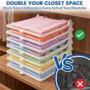 22 Pcs Clothes Organization Set - 2 Large Shirt Folding Board 27" X 23" & 20 Pack Stackable T-Shirt Organizer Trays, Durable Plastic Laundry Folder and Closet Storage System for Shirts, Pants, Towels