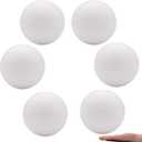 Crafare 6 Inch Craft Foam Balls 6 Pack Smooth Polystyrene Foam Balls for School Projects DIY Wedding Holiday Christmas Ornaments and Modeling