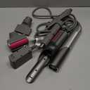 Shark Flex Fusion Hair Straightener & Powerful Hair Dryer with Fusion Hair Brush, Air Styler with Auto-Wrap Hair Curlers, Concentrator, & Frizz Fighter, Metallic Mist, HD651S