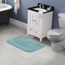 Garland Rug Traditional Nylon Washable Sea Foam 24" X 40" Bath Rug - Soft, Absorbent, And Stylish for Your Bathroom