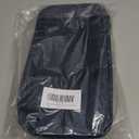 JJ POWER Travel Underwear Organizer Bag, Lightweight Double Layer Large Capacity Cosmetic Bag Multiple Compartments and Pockets (Navy)