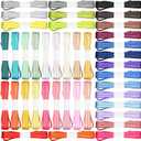 40 Pcs 1/8 Inch 218 Yards Solid Color Satin Thin Ribbon 40 Colors Double Faced Polyester Fabric Ribbon Rainbow for Crafts Gift Wrapping Wedding Party Birthday Baby Shower Wreath Decoration
