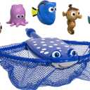 SwimWays Disney Finding Dory Mr. Ray's Dive and Catch Game, Bath Toys and Pool Party Supplies for Kids Ages 5 and Up