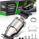 High Flow Front Catalytic Converter Kit Direct-Fit Honda Accord 2008 2009 2010 2011 2012 2.4L Honda Acura TSX 2009 2010 2011 2012 2013 2014 2.4L