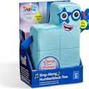 hand2mind Sing-Along Numberblock Five Plush  Officially Licensed Character Plushies, 12 Songs & Sounds from The TV Show, Light Up Soft Stuffies, for Kids Ages 2, 3, 4, 5, 6, 7