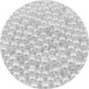300Pcs 10MM Pearl Beads with Hole ABS Fake Pearls for Jewelry Making, Bracelets, Necklaces, Hairs, Crafts, Decoration and Vase Filler(30-White)