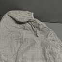 Round Vinyl Fitted Tablecloth with Flannel Backing Elastic Edge Design Table Cover Waterproof Oil-Proof PVC Table Cloth Stain-Resistant Best for 37"-44" Round (Weaving)