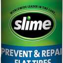 Slime 10007 Flat Tire Puncture Repair Sealant, Prevent and Repair, Small Tubeless Tires, Non-Toxic, eco-Friendly, 8 oz Bottle