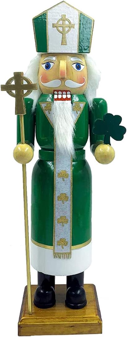 Santa's Workshop 14" St. Patrick Nutcracker