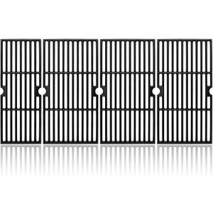 Adviace 18 Inch Grill Grates for Charbroil Performance 6 Burner 463244819, 463276517, 463245917, Cast Iron Grate Grid for Char-Broil Replacement Parts 463276617, 463277918, G470-0002-W1, G470-0003-W1