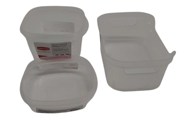 Rubbermaid Food Storage and Organization Container, Racer Red 3Pcs