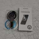 Phone Grip for Magsafe Phone Stand 360Roration Gym Holder Phone Kickstand Silicone Finger Ring Innovative Pressure-Relief Damping Hinge Design with Magnet Ring Compatible All Phones (Black)