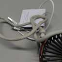 Portable Handheld Fan, 4000mAh, 180 Adjustable, 6 Speed Wind, Display Electricity in Real Time, USB Rechargeable Foldable Personal Fan (Black)