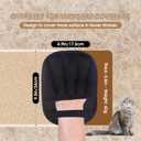 10 ADVANCED Tips to Eliminate Pet Hair - Pet Hair Removal Mitt for Dogs & Cats, Upgraded Electro-Grip Technology, 5-Finger Precision Reusable Pet Hair Remover Tool for Couch, Carpet, Car Seat